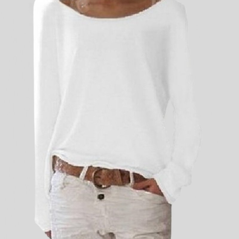 Alexa - Elegante maglione leggero a collo tondo