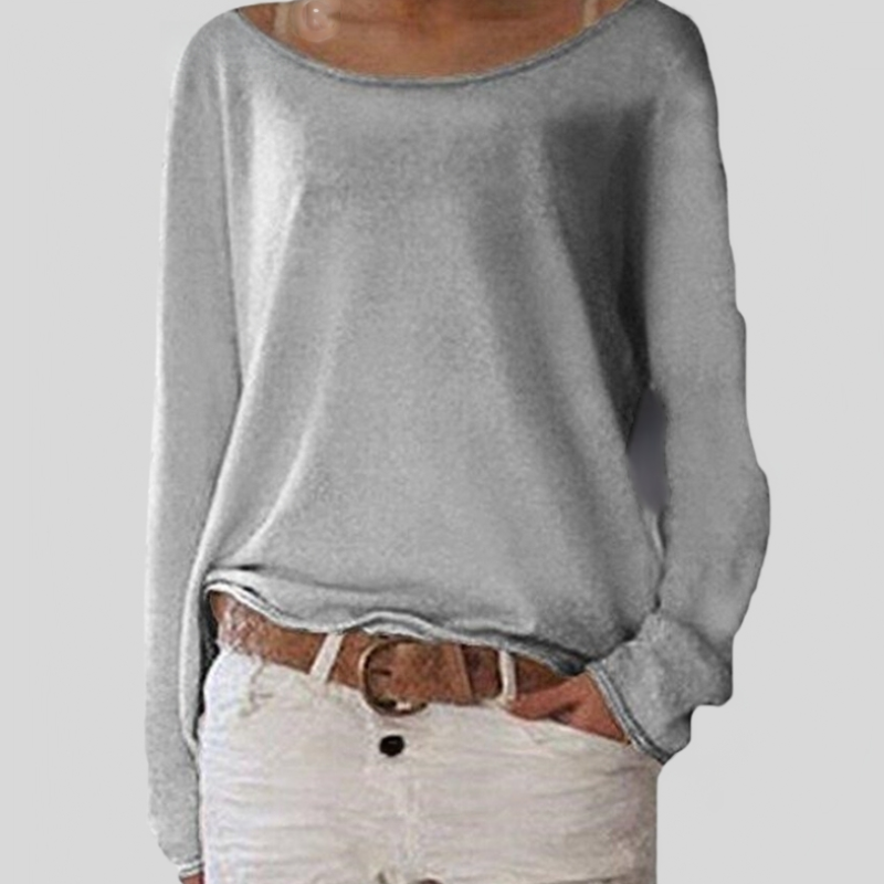 Alexa - Elegante maglione leggero a collo tondo