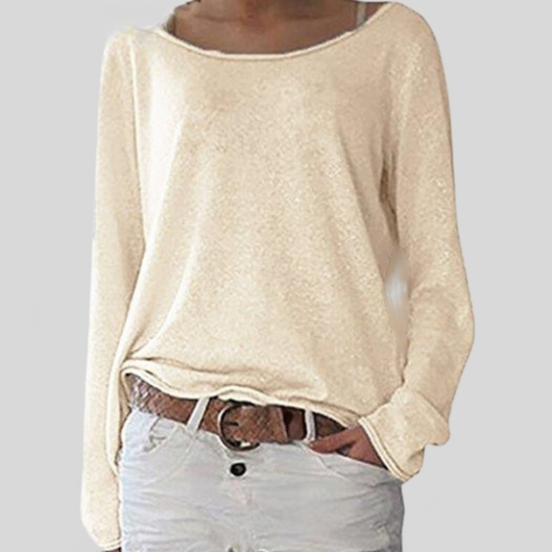 Alexa - Elegante maglione leggero a collo tondo