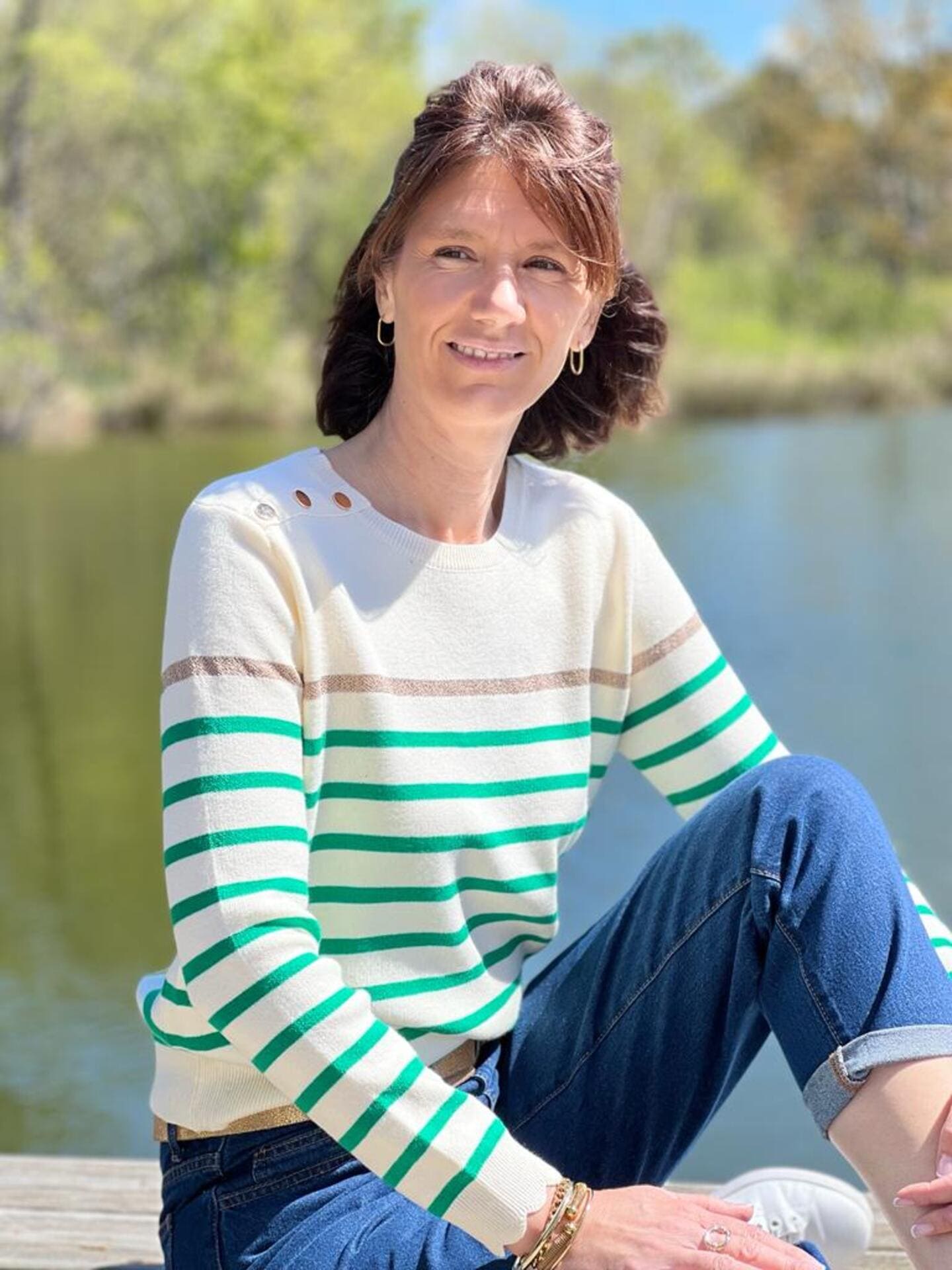 LINETTE – SUÉTER MARINERO DE PUNTO FINO