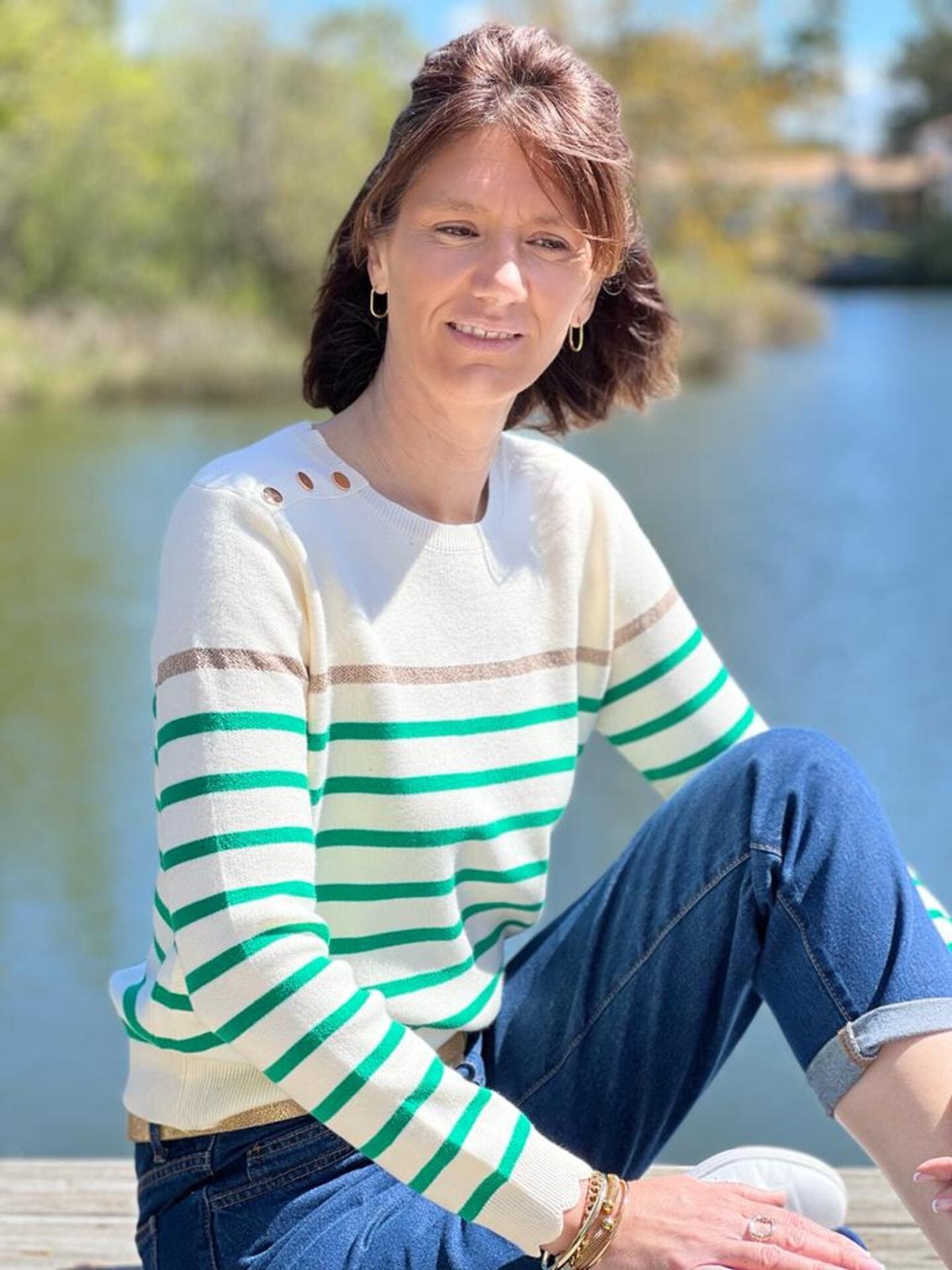 LINETTE – SUÉTER MARINERO DE PUNTO FINO