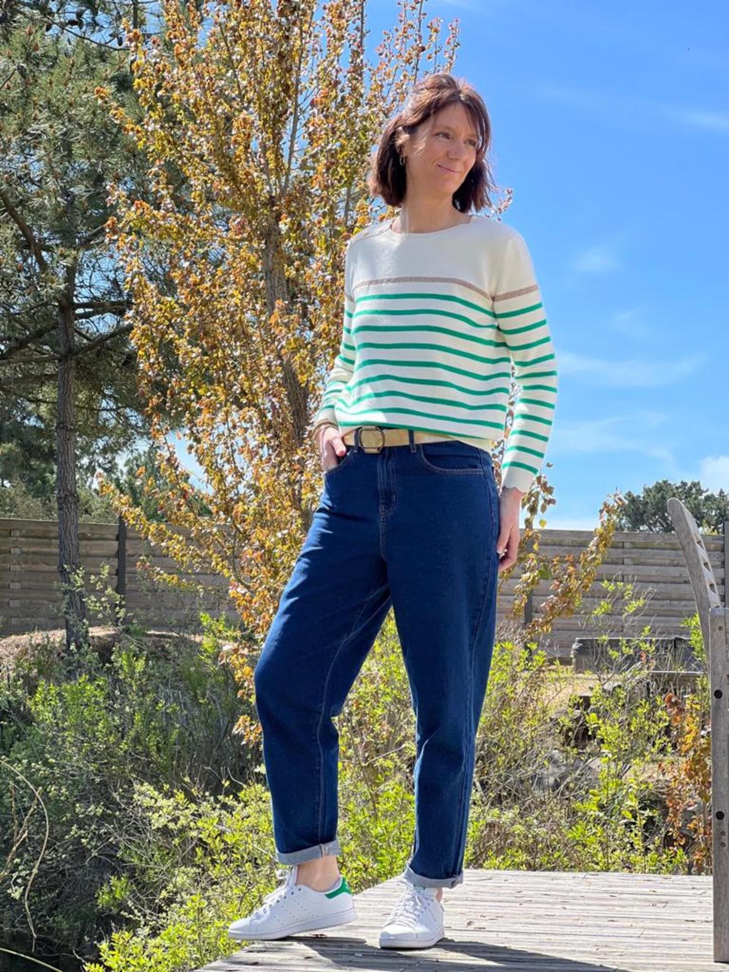 LINETTE – SUÉTER MARINERO DE PUNTO FINO