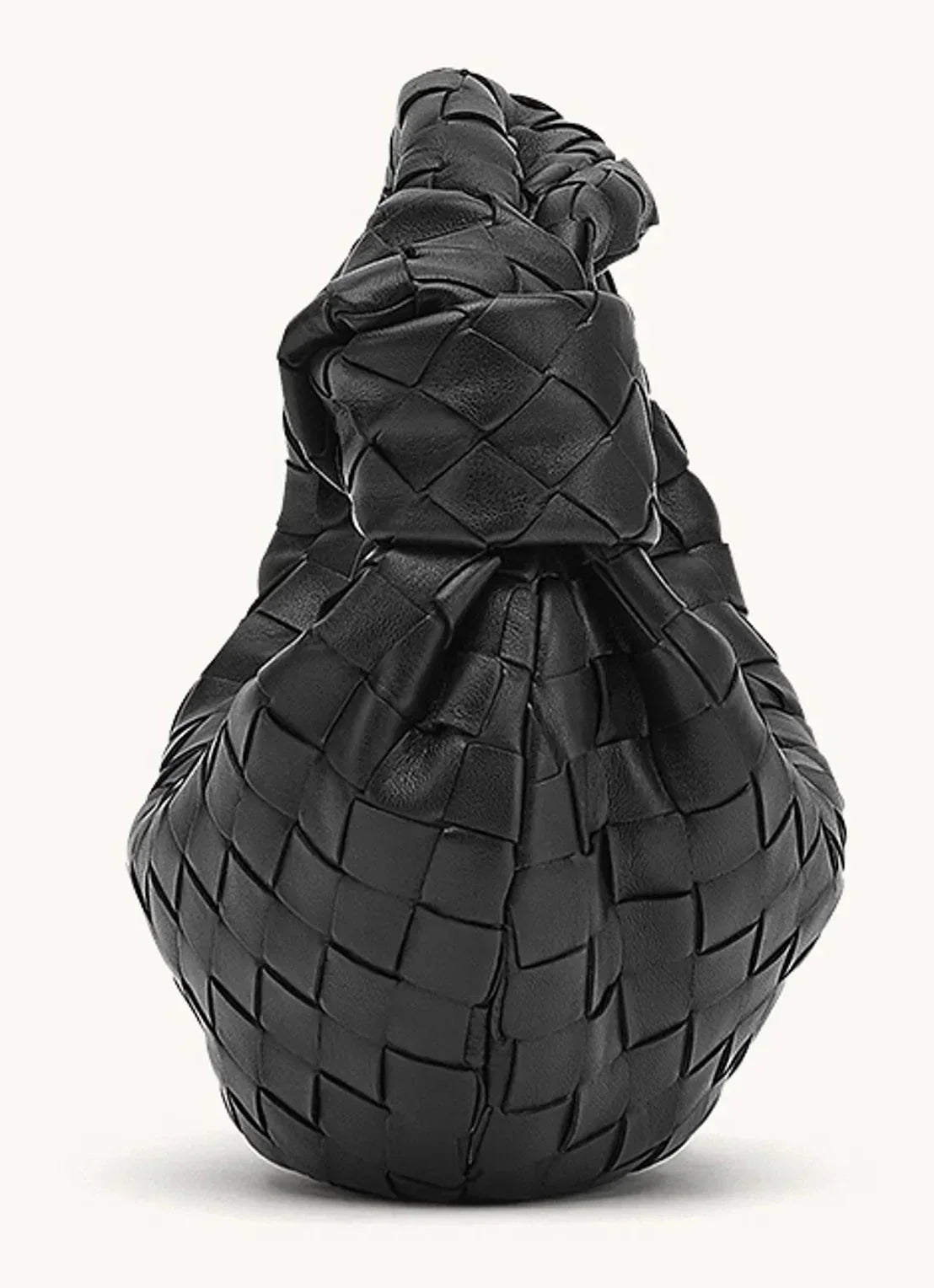 BOLSO CAMILA – PEQUEÑO TEJIDO CON CIERRE DE CREMALLERA Y NUDO DE MANO