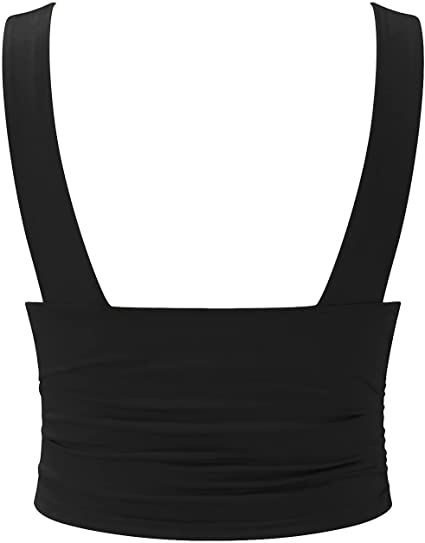 Giselle - Top elegante senza maniche con scollo a V