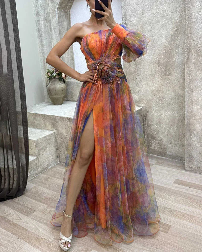 Maela | Vestido Elegante con Abertura