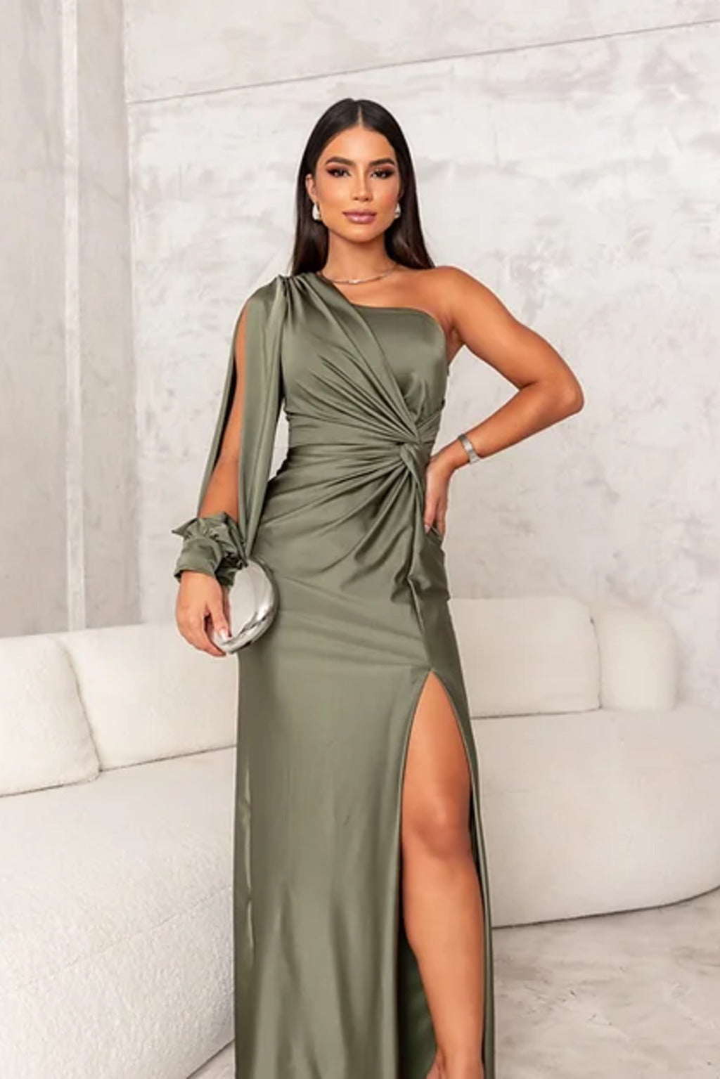 Ada | Vestido Drapé Glamour