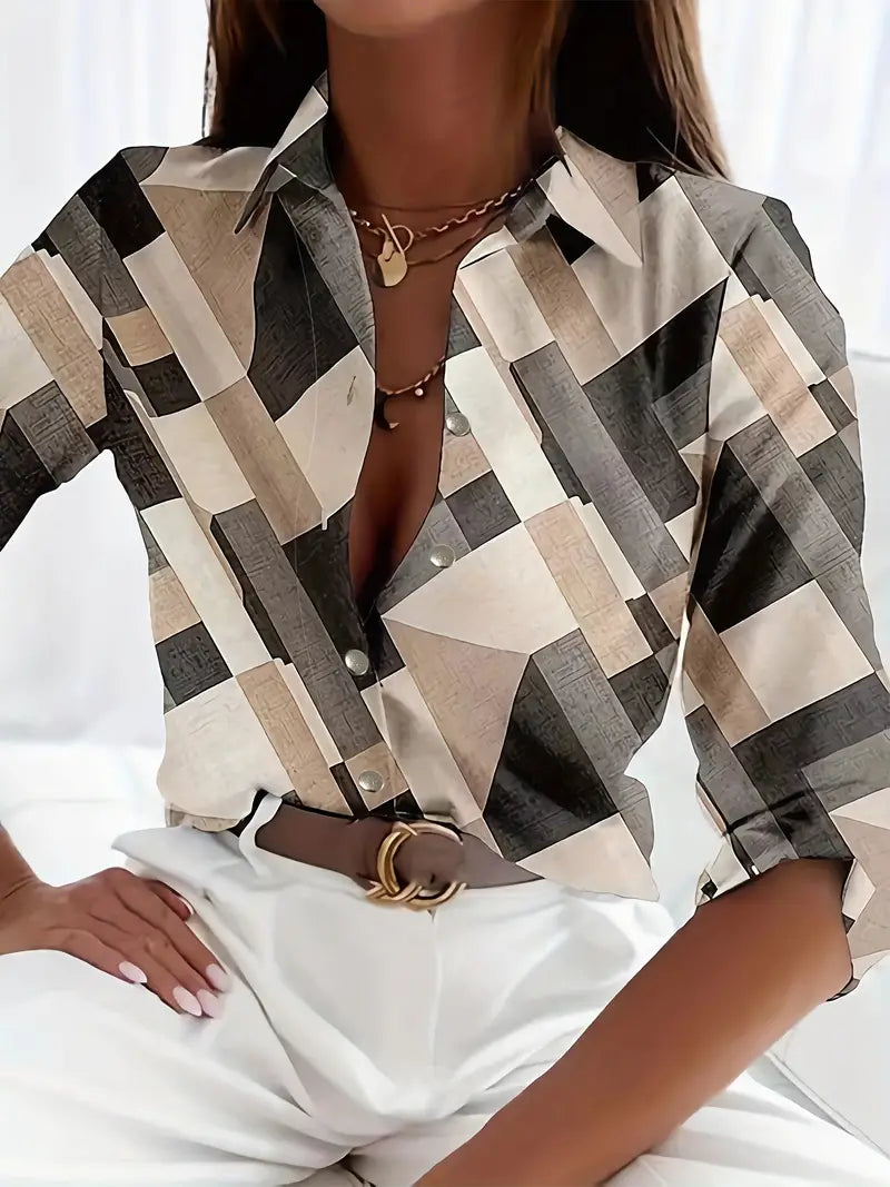 Lavi - Camicia casual a maniche lunghe per la primavera
