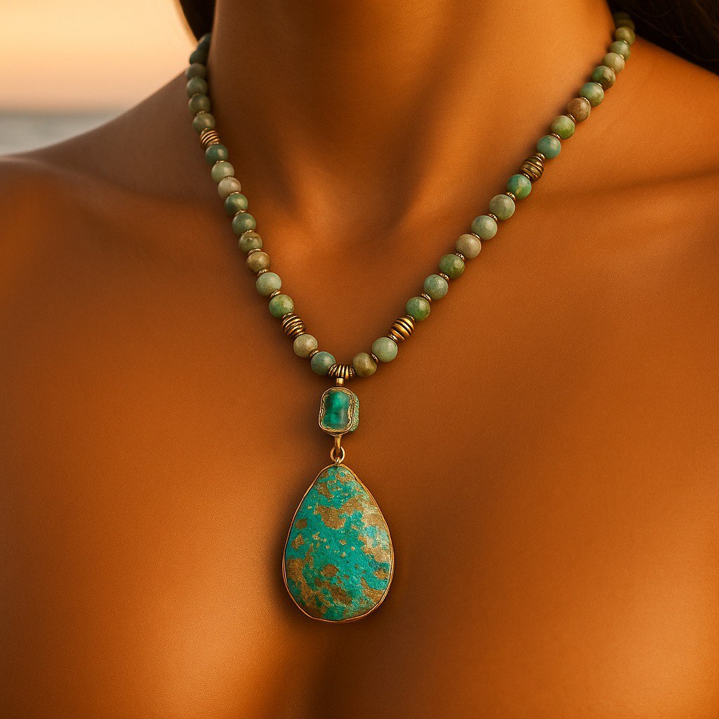 Collar Anahita Amuleto del Mar
