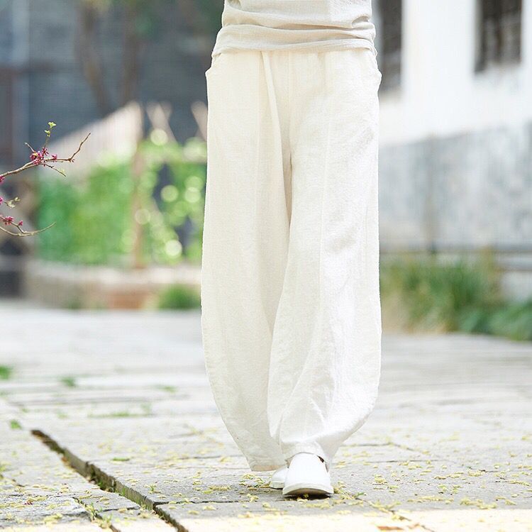 PANTALONES CASUALES VINTAGE CON BOLSILLOS – ESTILO LANTERN
