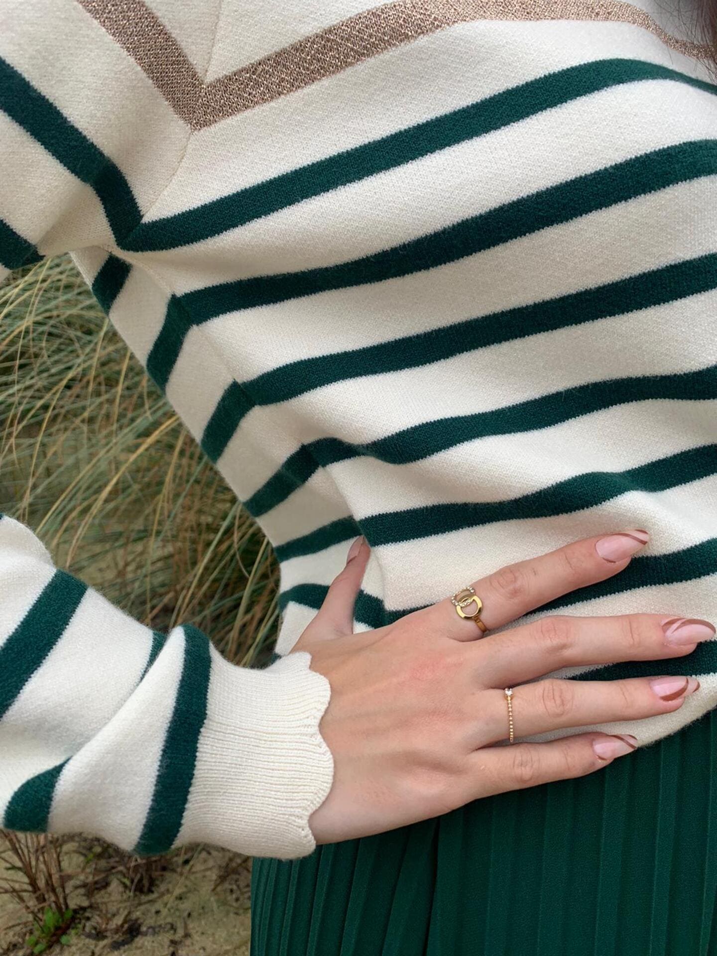 LINETTE – SUÉTER MARINERO DE PUNTO FINO