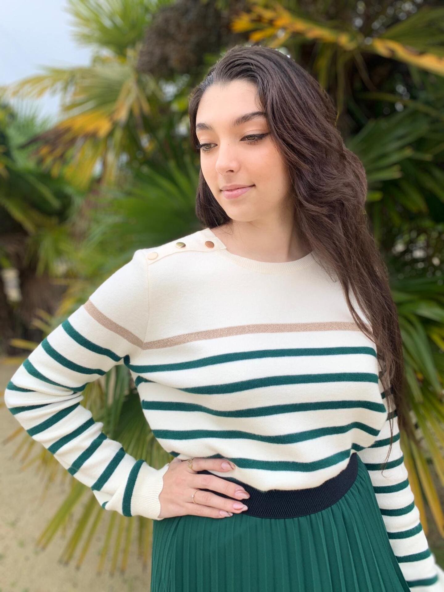 LINETTE – SUÉTER MARINERO DE PUNTO FINO