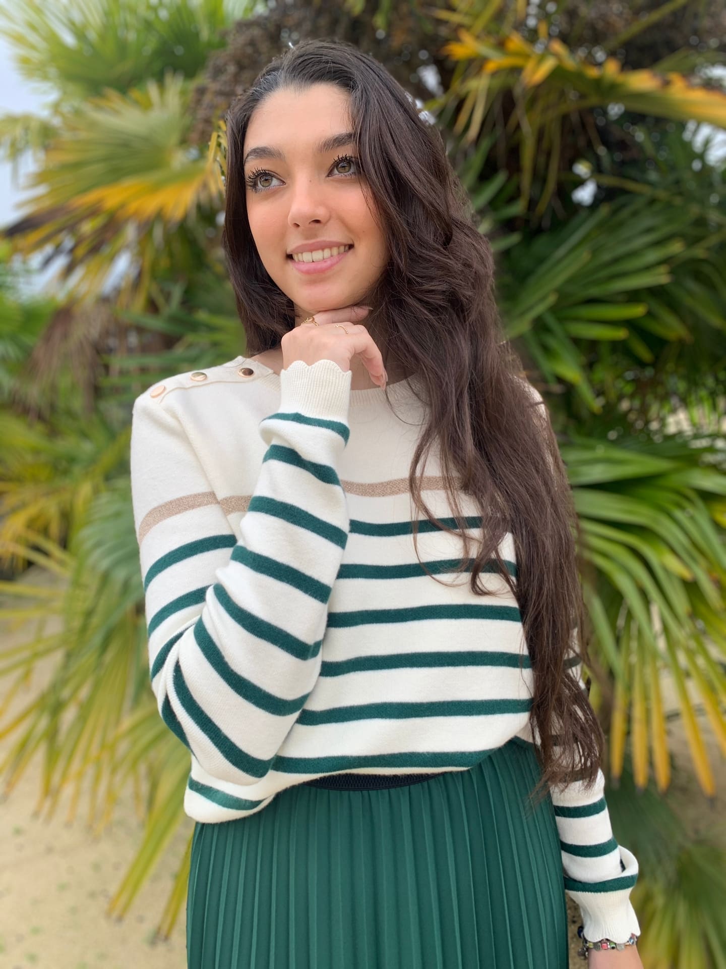LINETTE – SUÉTER MARINERO DE PUNTO FINO