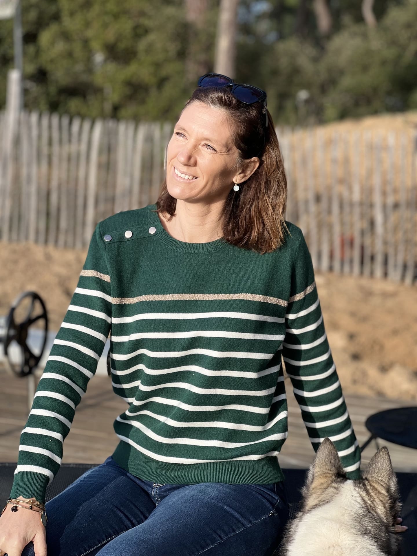 LINETTE – SUÉTER MARINERO DE PUNTO FINO