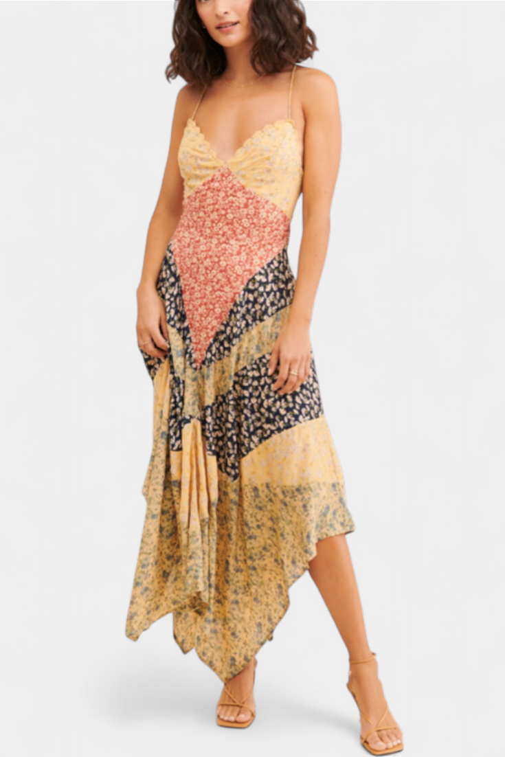 Francine Vestido Maxi En Las Flores