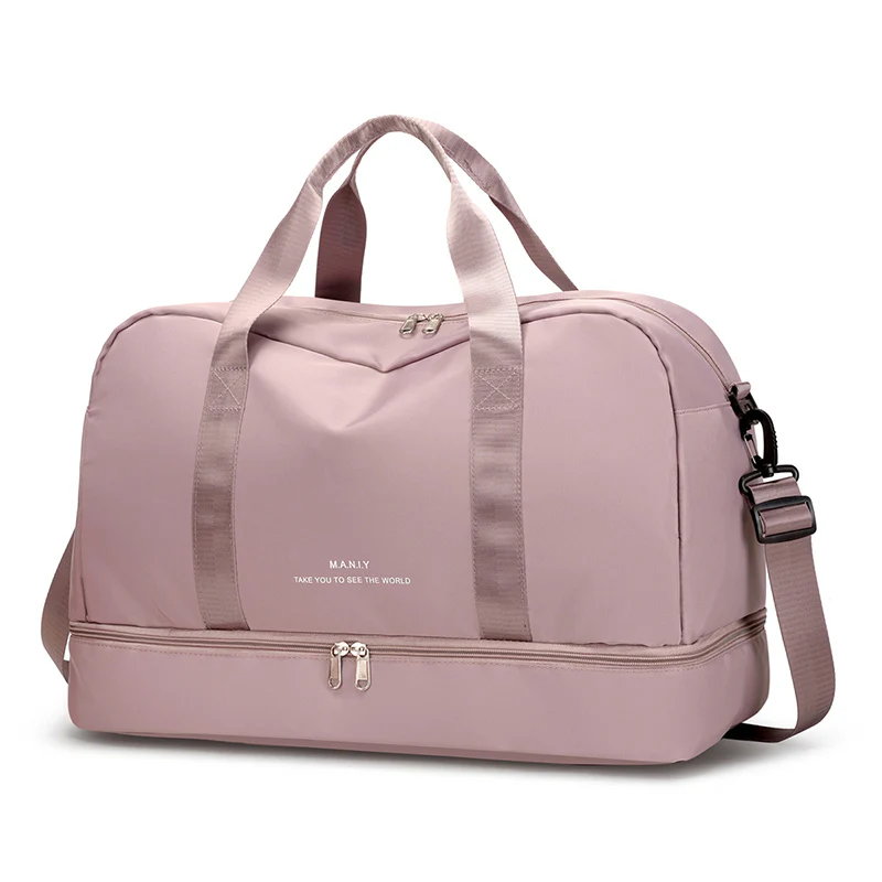 BOLSO DE VIAJE GRANDE DE NYLON IMPERMEABLE