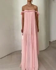 VESTIDO LÉANA  HOMBROS DESCUBIERTOS