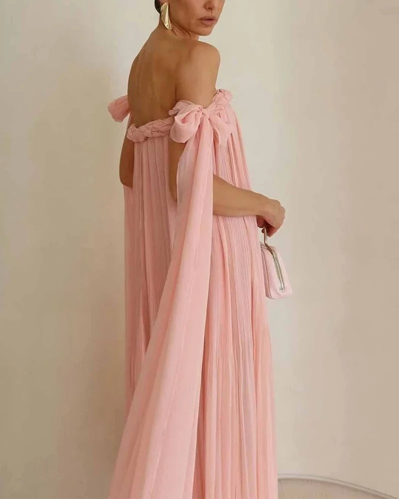 VESTIDO LÉANA  HOMBROS DESCUBIERTOS