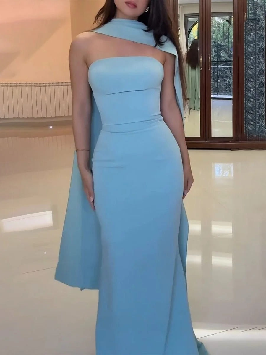 VESTIDO DE NOCHE MIDNIGHT GRACE CON HOMBROS DESCUBIERTOS