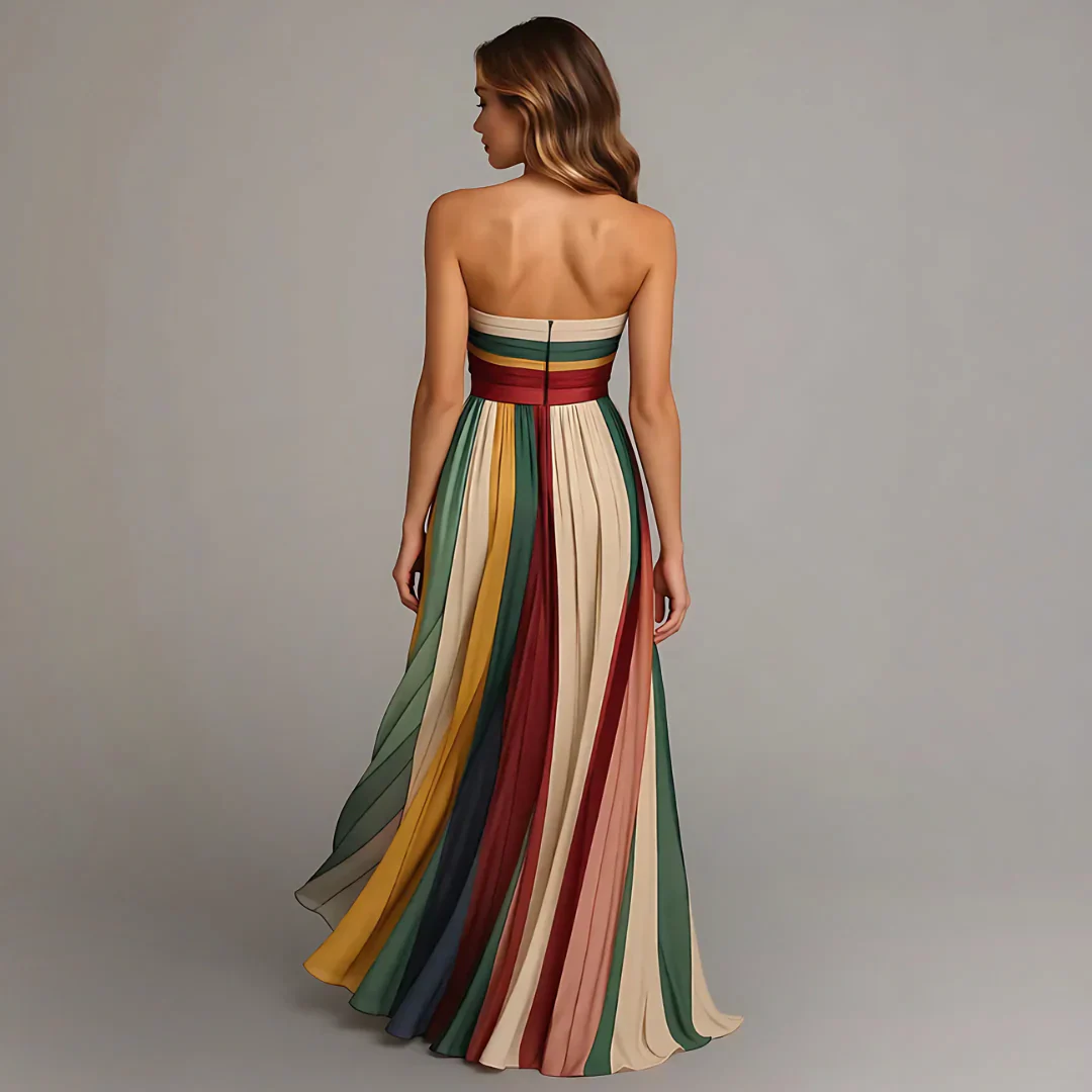 VESTIDO AURORA ELEGANTE FLUIDO