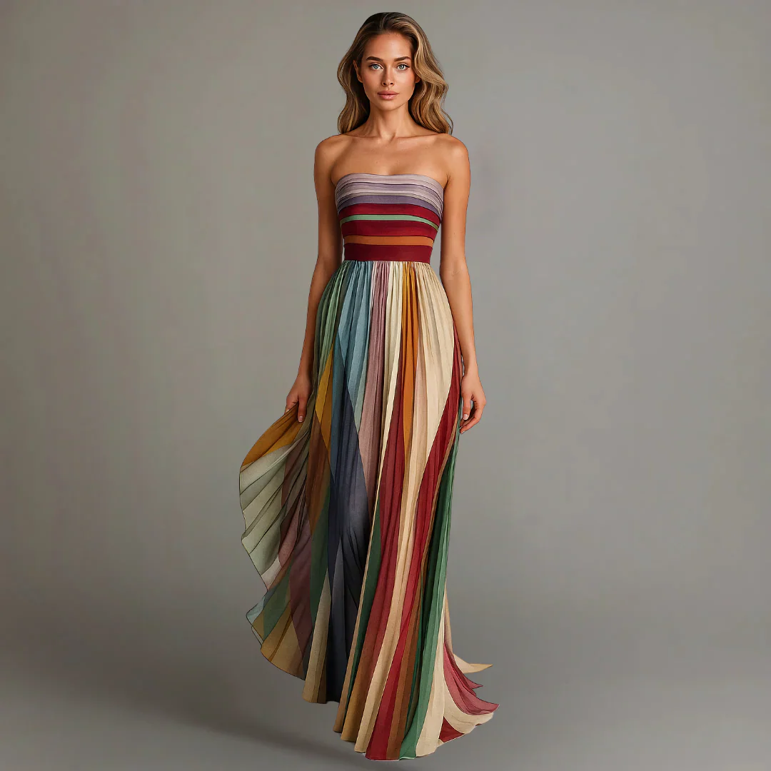 VESTIDO AURORA ELEGANTE FLUIDO