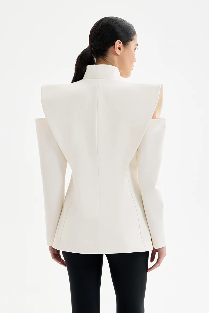 Valeria™ | Blazer con hombros esculturales  – Poder y Elegancia