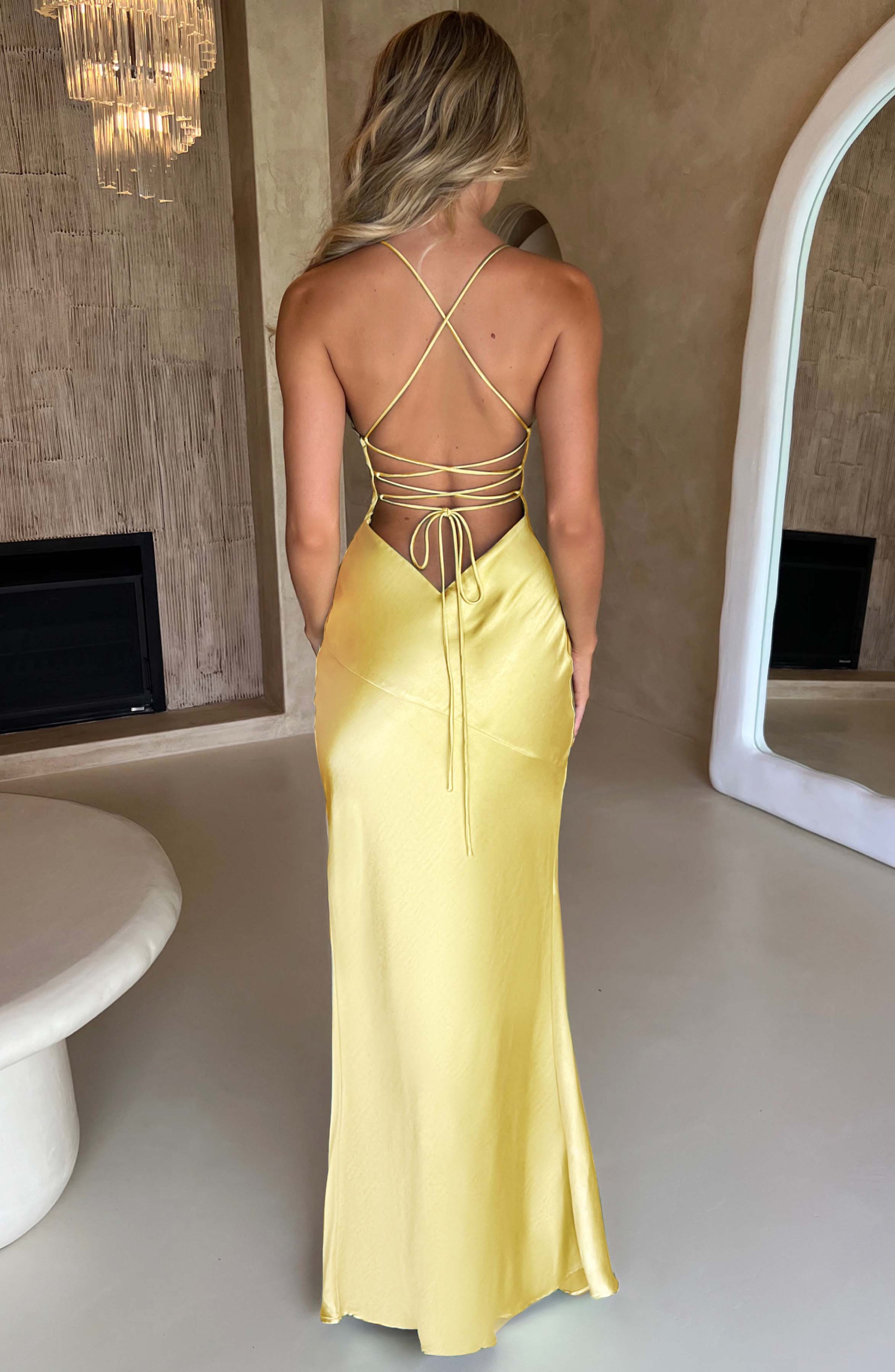 Natalie | Vestido Maxi de Satén