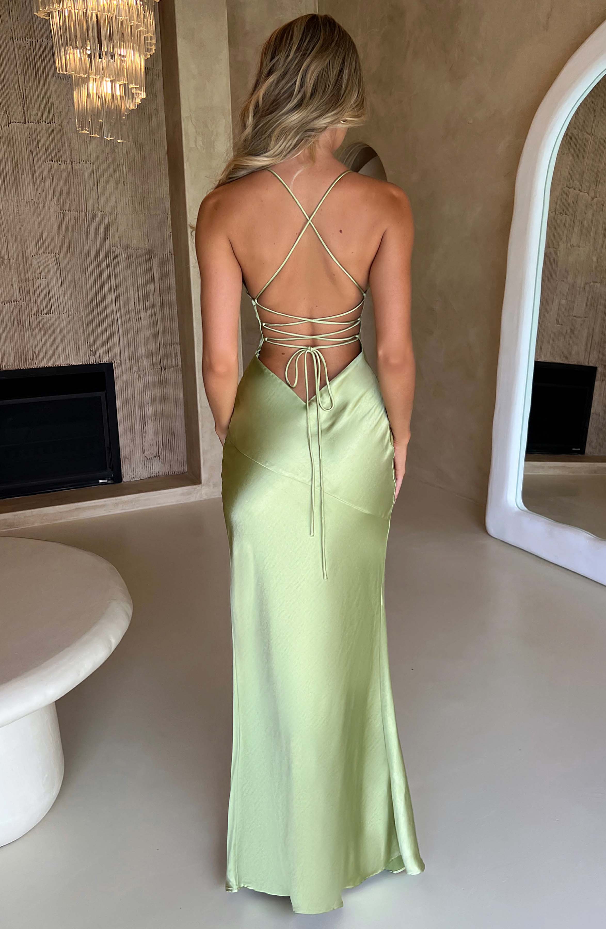 Natalie | Vestido Maxi de Satén