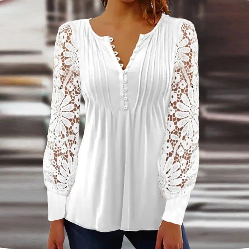 Jeanne - Camicetta elegante a maniche lunghe