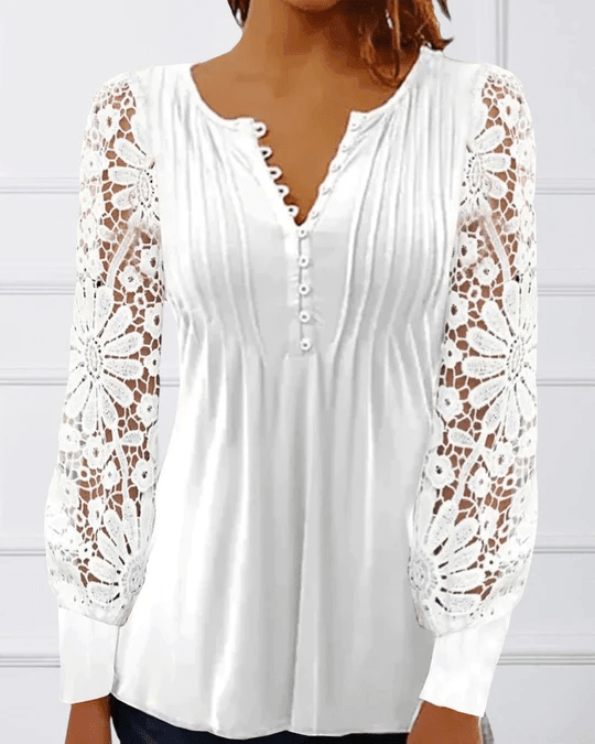 Jeanne - Camicetta elegante a maniche lunghe