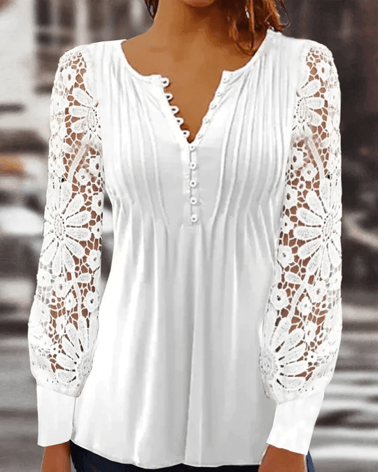 Jeanne - Camicetta elegante a maniche lunghe
