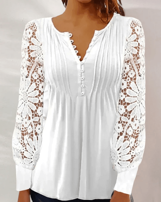 Jeanne - Camicetta elegante a maniche lunghe