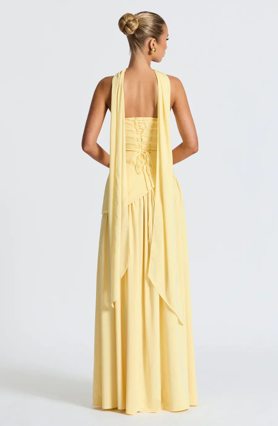 Alessia™ | Vestido Largo Asimétrico con Choker