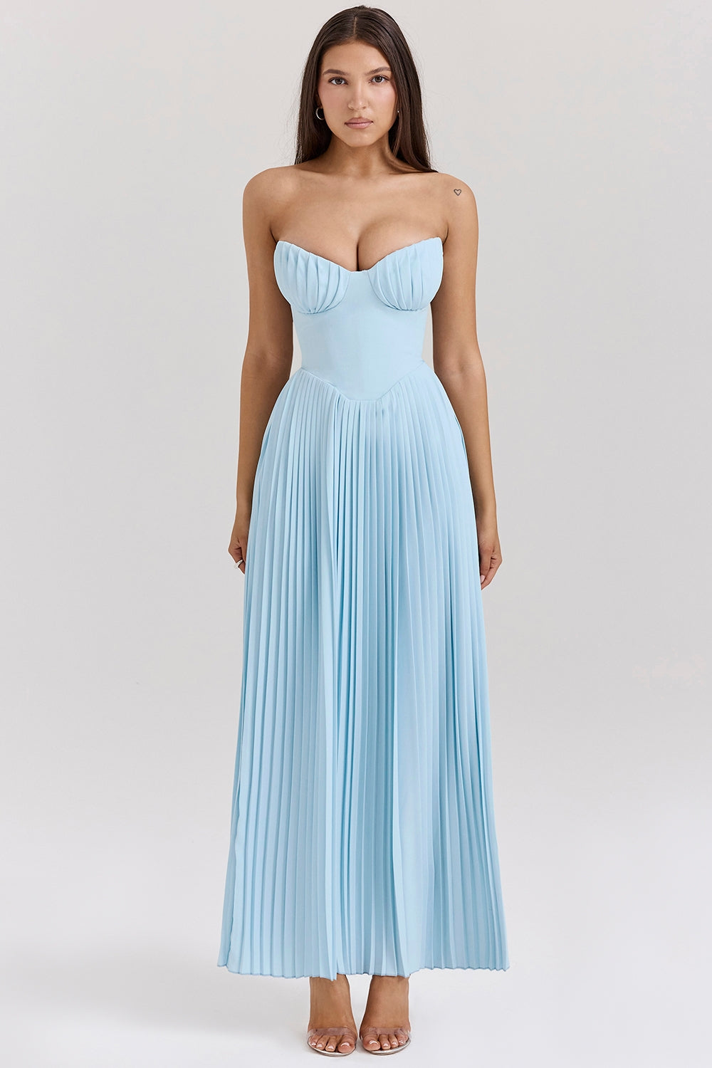 NEREA  VESTIDO ELEGANTE PALABRA HONOR