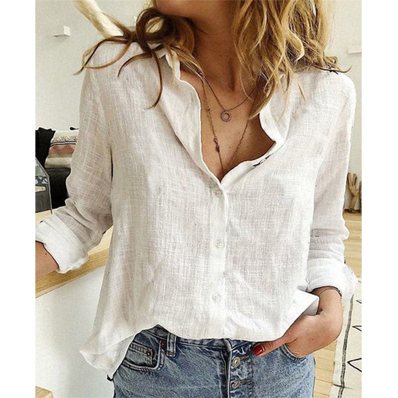 CAMISA DE LINO CON CUELLO – ELEGANCIA LIGERA TODO EL AÑO