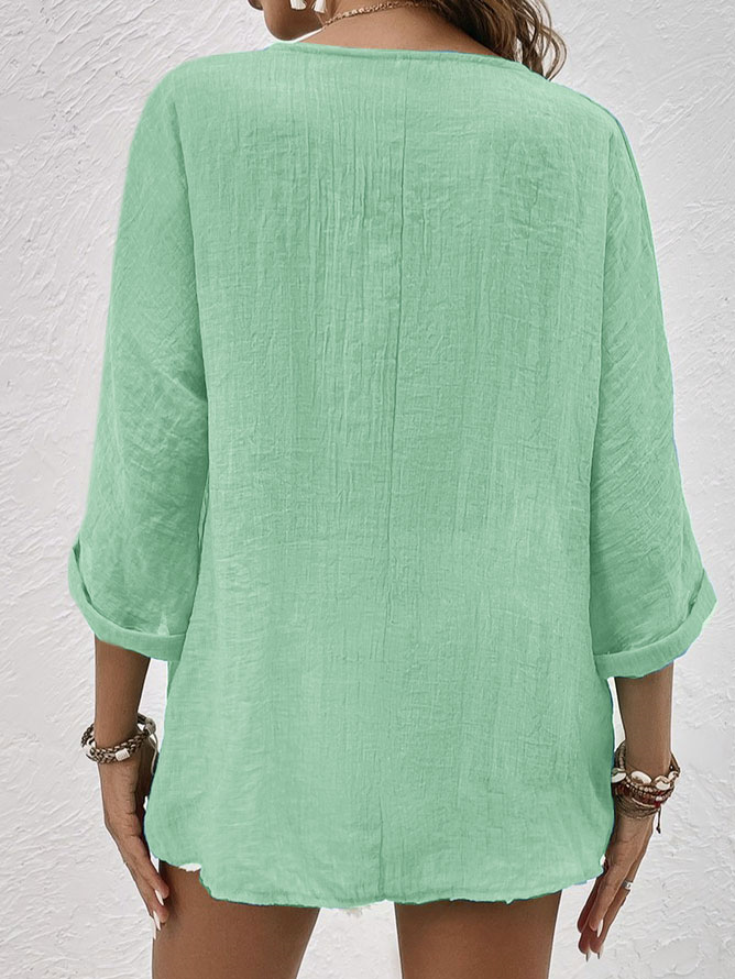 Sarah | Camicia di lino leggera con bottoni