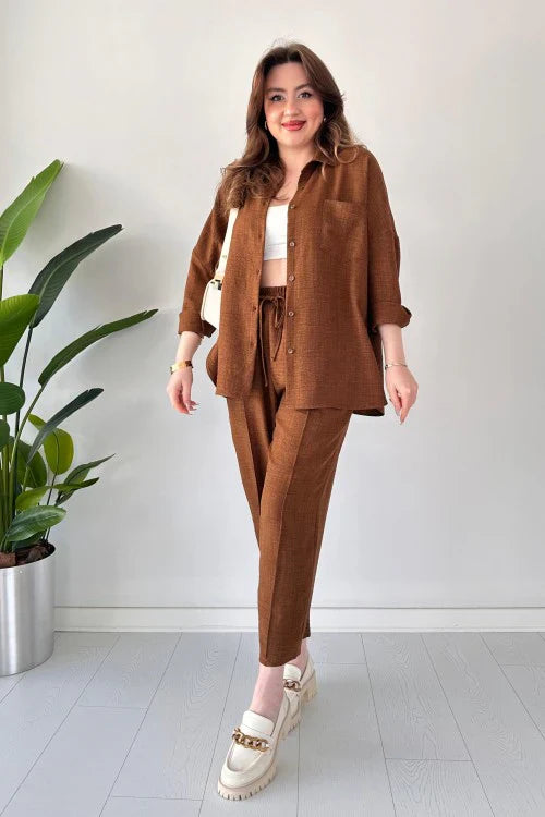 NORA CONJUNTO DE TRAJE DOBLE
