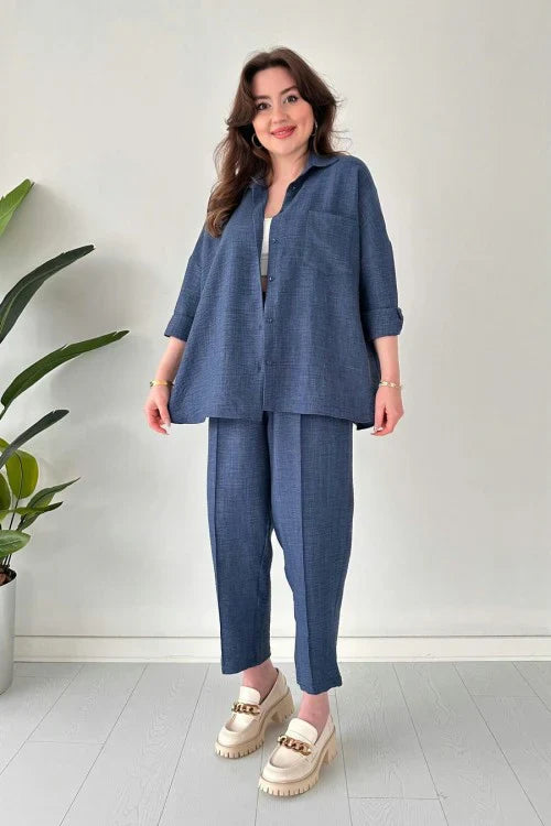 NORA CONJUNTO DE TRAJE DOBLE