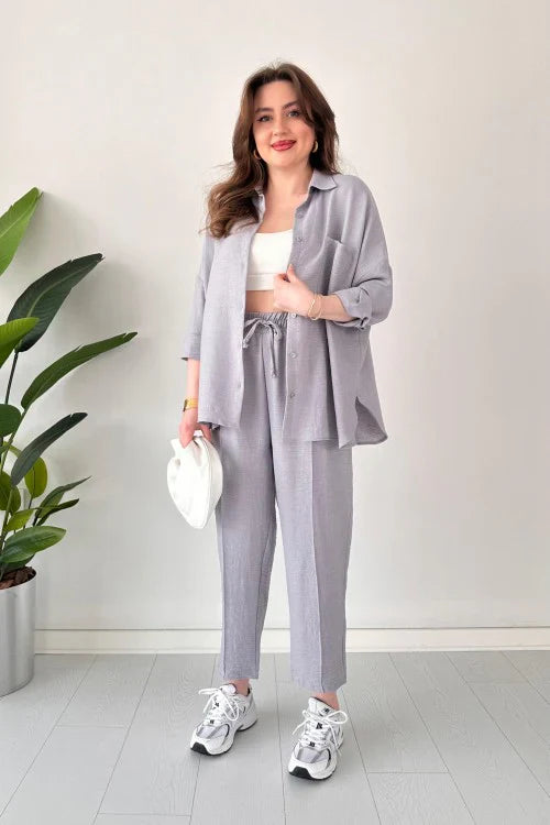 NORA CONJUNTO DE TRAJE DOBLE