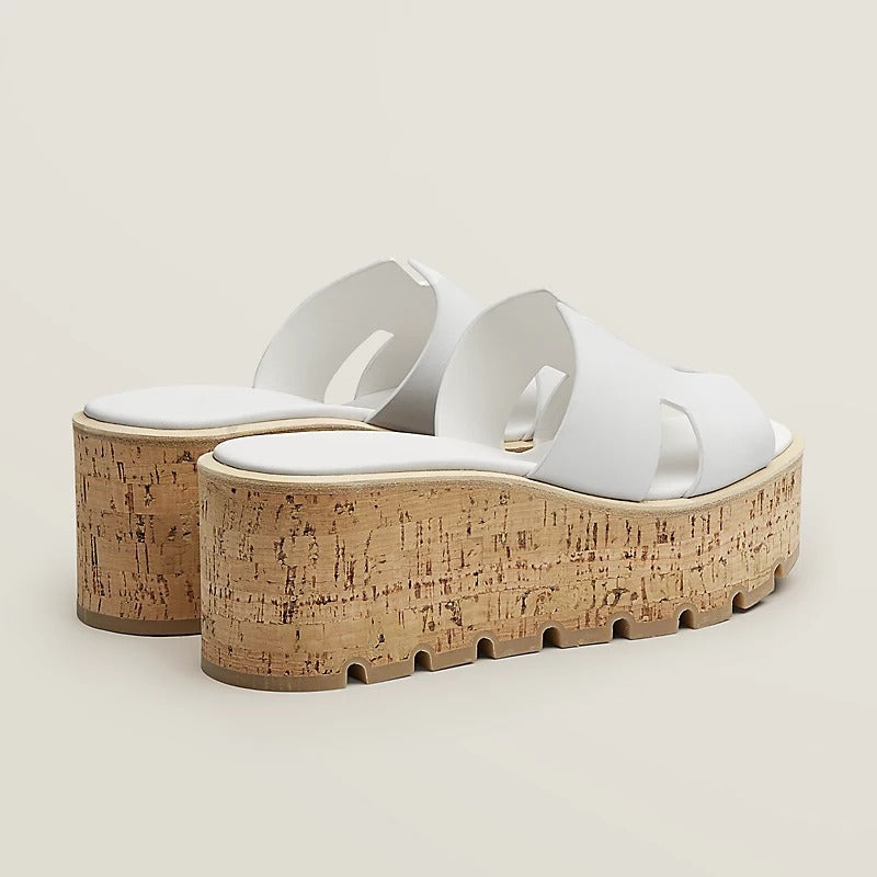 Élysée™ | Sandalias veganas con plataforma de corcho para un look elegante y cómodo